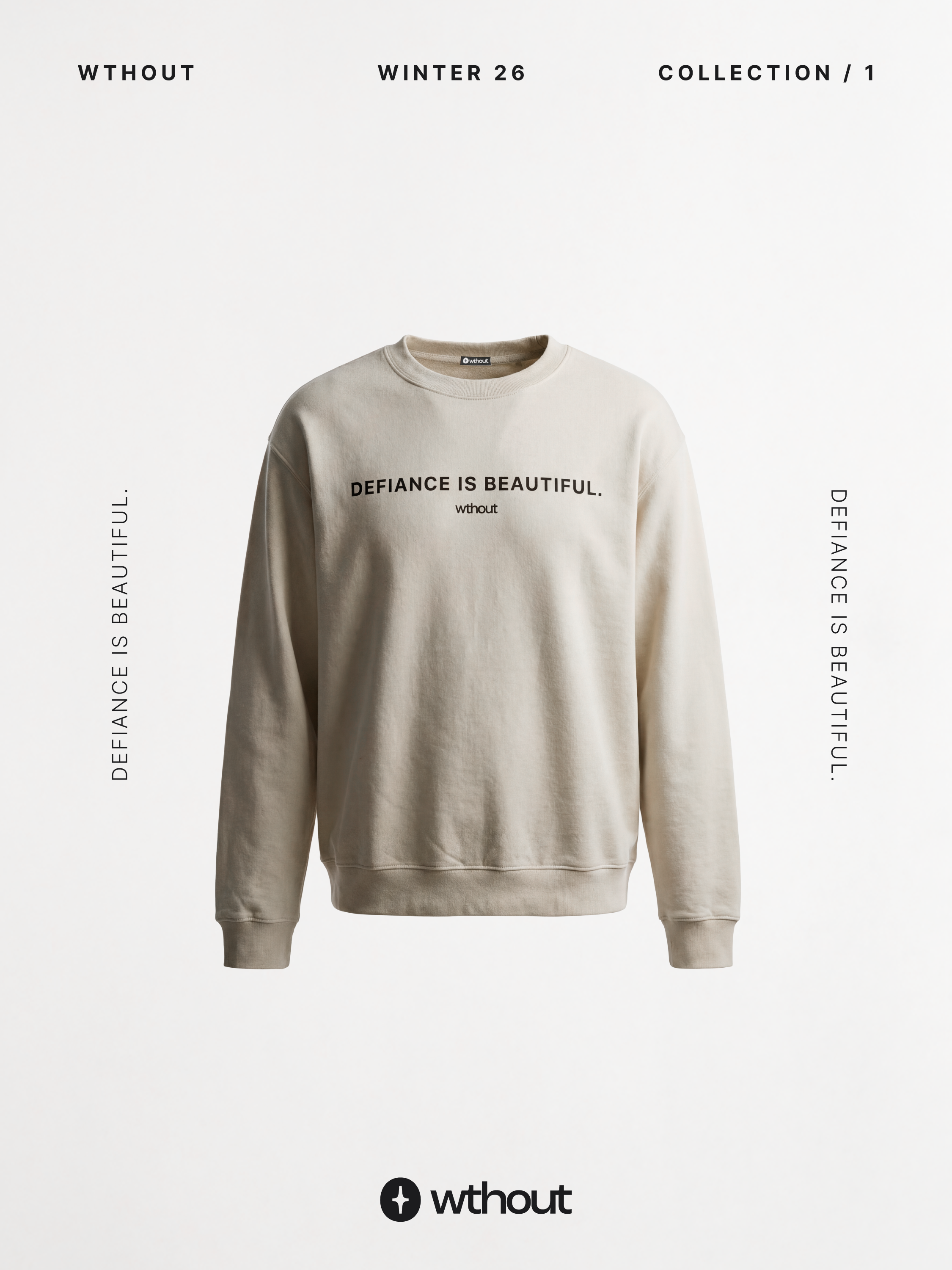 Defiance Is Beautiful Crewneck